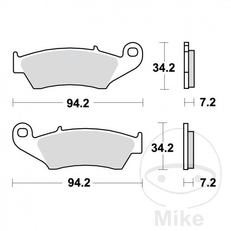 TRW Pastillas de freno estándar OFFROAD ALTN: 7375439 787.54.04