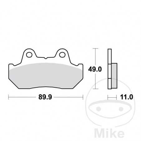 TRW Standard brake pads ALTN: 7326788 787.14.37