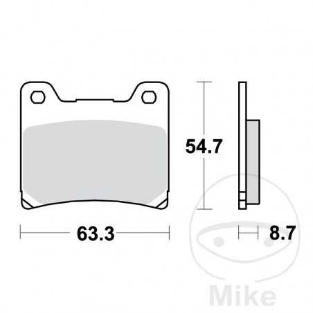 TRW Standard brake pads ALTN: 7326929 787.12.13