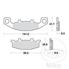 TRW Standard brake pads ALTN: 7370737 787.17.67