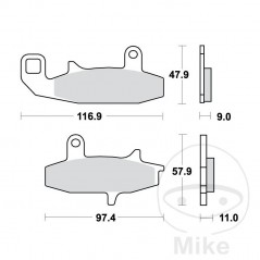 TRW Standard brake pads ALTN: 7372428 787.20.39
