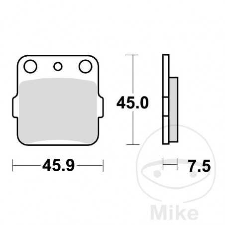 TRW Standard brake pads OFFROAD ALTN: 7373038 787.53.70
