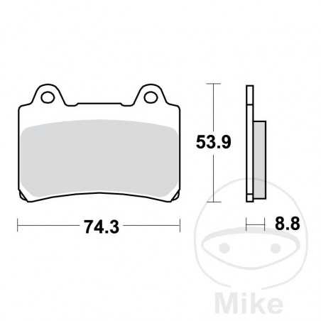 TRW Standard brake pads ALTN: 7370703 787.19.40