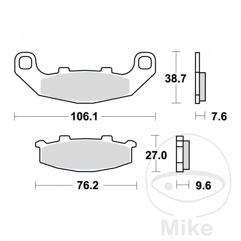 TRW Standard brake pads ALTN: 7375116 787.24.50