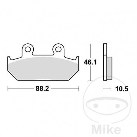 TRW Standard brake pads ALTN: 7374390 787.23.77
