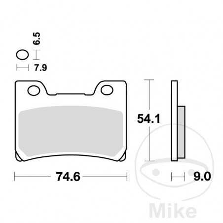 TRW Standard brake pads ALTN: 7375421 787.25.26