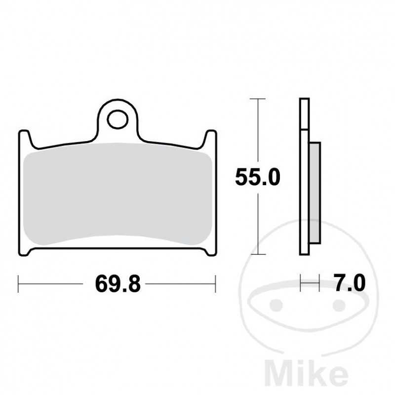 TRW Standard brake pads ALTN: 7372402 787.32.43