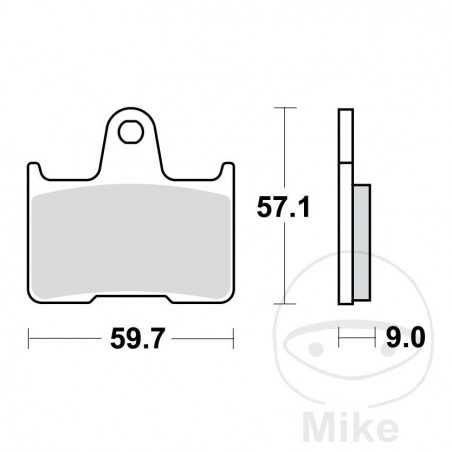 TRW Standard brake pads ALTN: 7324015 787.17.42