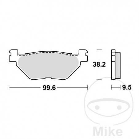 TRW Standard brake pads ALTN: 7320344 787.18.41