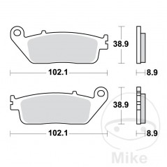 TRW PASTILLAS DE FRENO SINTERIZADAS SCOOTER ALTN: 7322811 787.40.84
