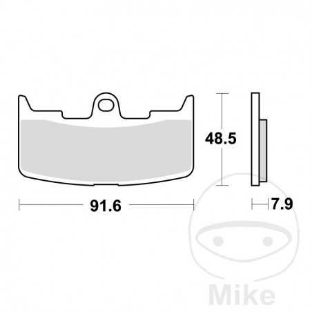 TRW Sintered front brake pads ALTN: 7324296 787.41.59