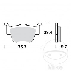 TRW SINTERED BRAKE PADS SI ALTN: 7325756 787.44.23
