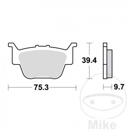 TRW SINTERED BRAKE PADS SI ALTN: 7325756 787.44.23