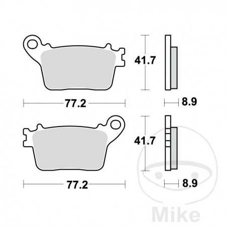 TRW Pastillas de freno trasero sinterizadas ALTN:7322431 787.45.14