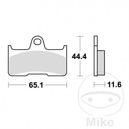 TRW SINTERED BRAKE PADS SI ALTN: 7320419 787.46.05