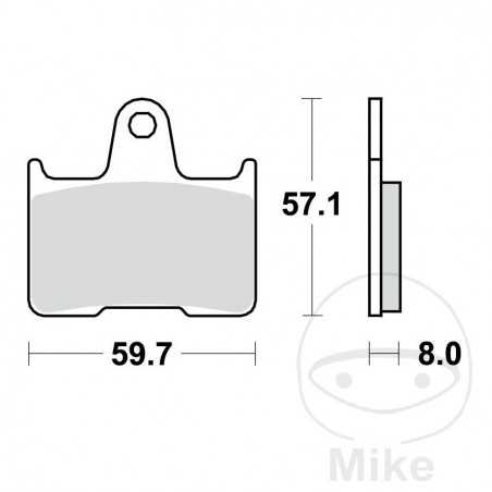 TRW Standard brake pads ALTN: 7324015 787.07.93