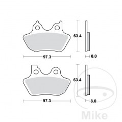 TRW Sintered rear brake pads ALTN: 7320997 787.53.32