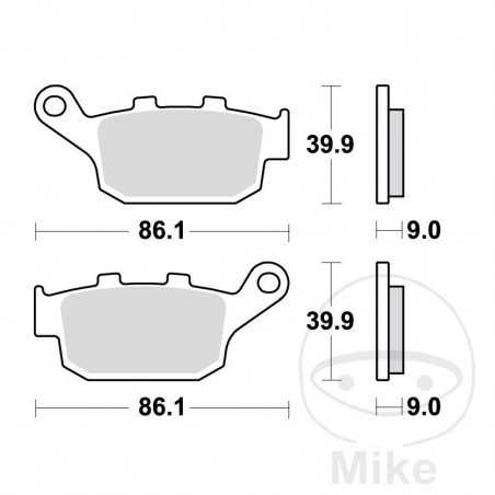 TRW Standard brake pads ALTN: 7323215 787.53.54