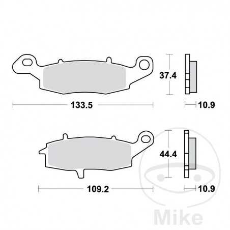 TRW Standard brake pads ALTN: 7378763 787.55.45