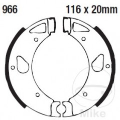 EBC brake shoes without spring 732.01.51