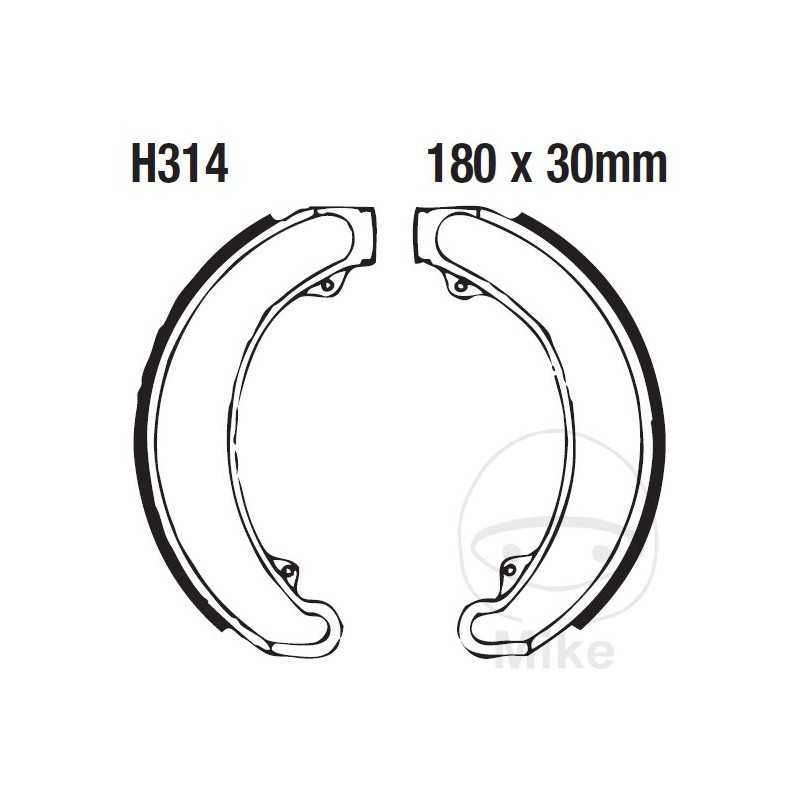 EBC spring brake shoes 732.02.06