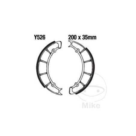 EBC spring brake shoes ALTN: 7860200 732.12.00