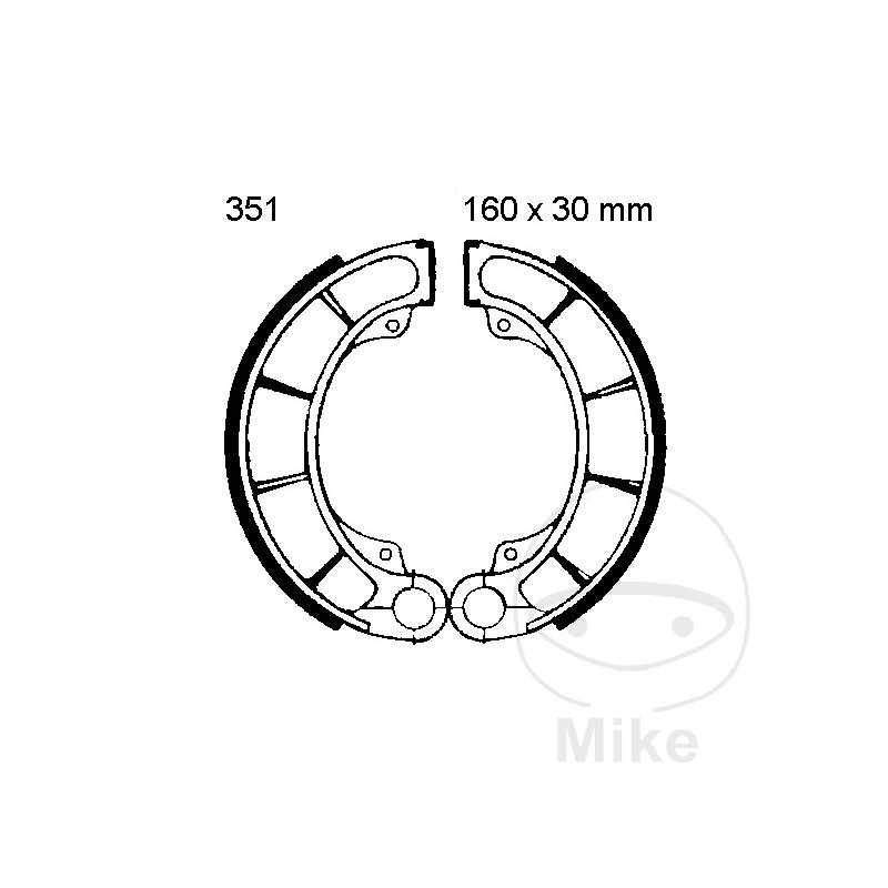 EBC spring brake shoes 732.20.68