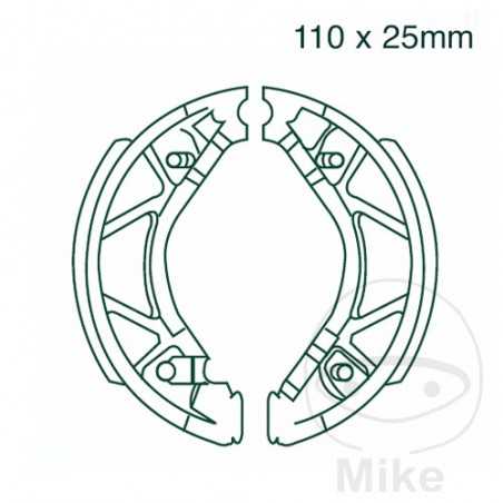 EBC spring brake shoes 732.20.76