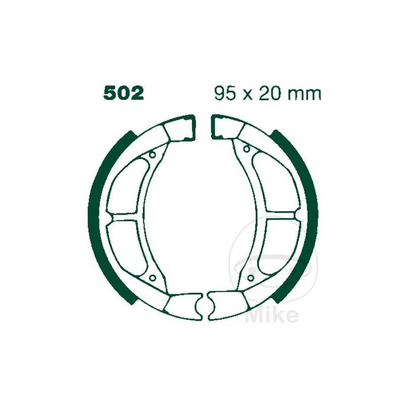 EBC spring brake shoes 732.22.66