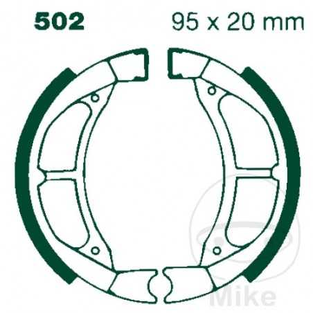 EBC spring brake shoes 732.22.66