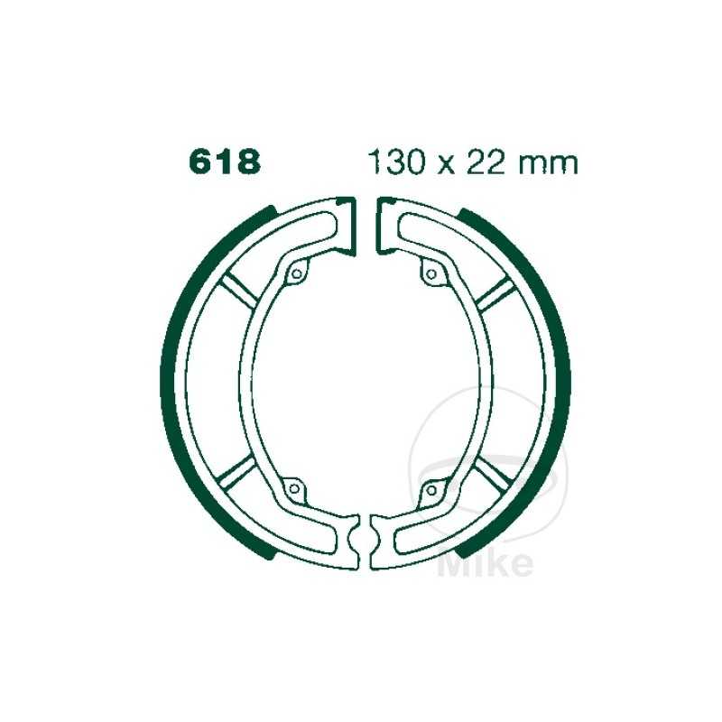 EBC spring brake shoes 732.22.74