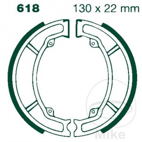 EBC spring brake shoes 732.22.74