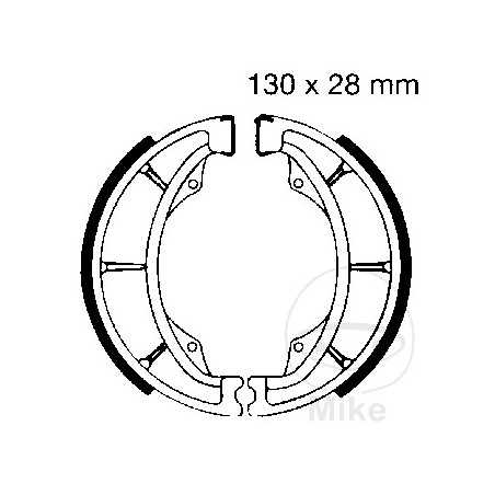 EBC spring brake shoes 7860299 ALTN: 7323033 732.81.31