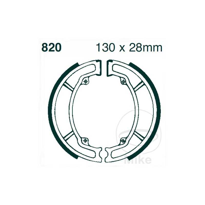 EBC brake shoes without spring 732.32.07