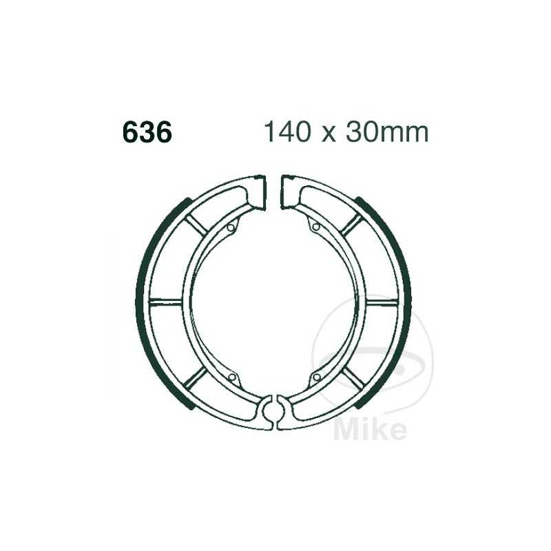 EBC spring brake shoes 732.33.22