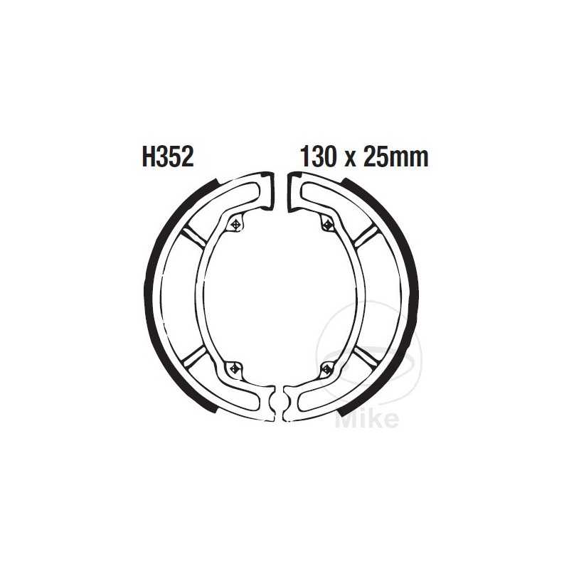 EBC spring brake shoes 732.50.12