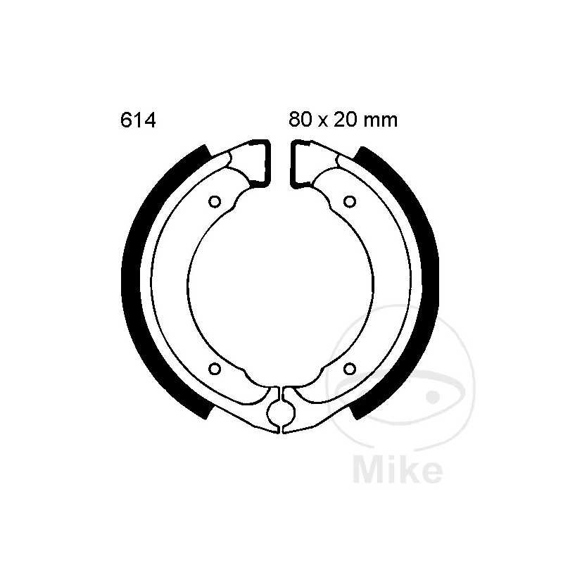 EBC spring brake shoes 732.50.46