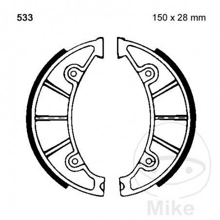 EBC Zapatas de freno con muelle 732.51.78