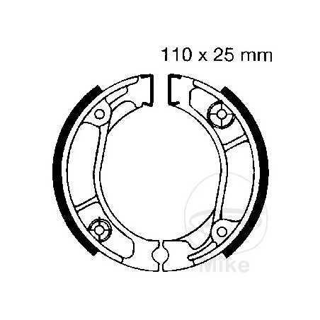 EBC spring brake shoes ALTN: 7325871 732.68.87