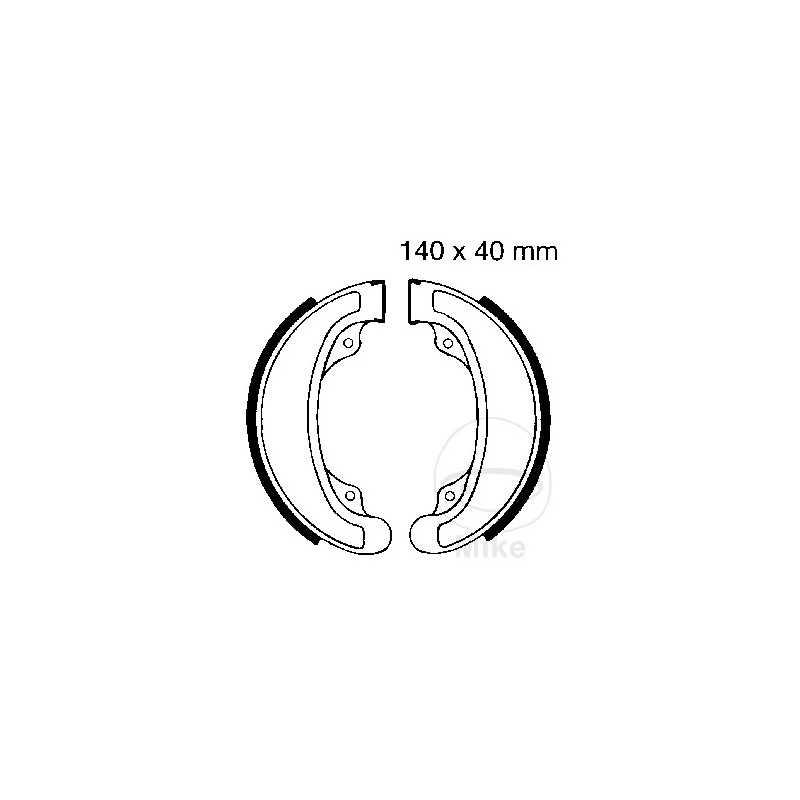 EBC spring brake shoes ALTN: 7860158 732.59.47
