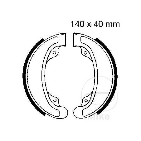 EBC spring brake shoes ALTN: 7860158 732.59.47