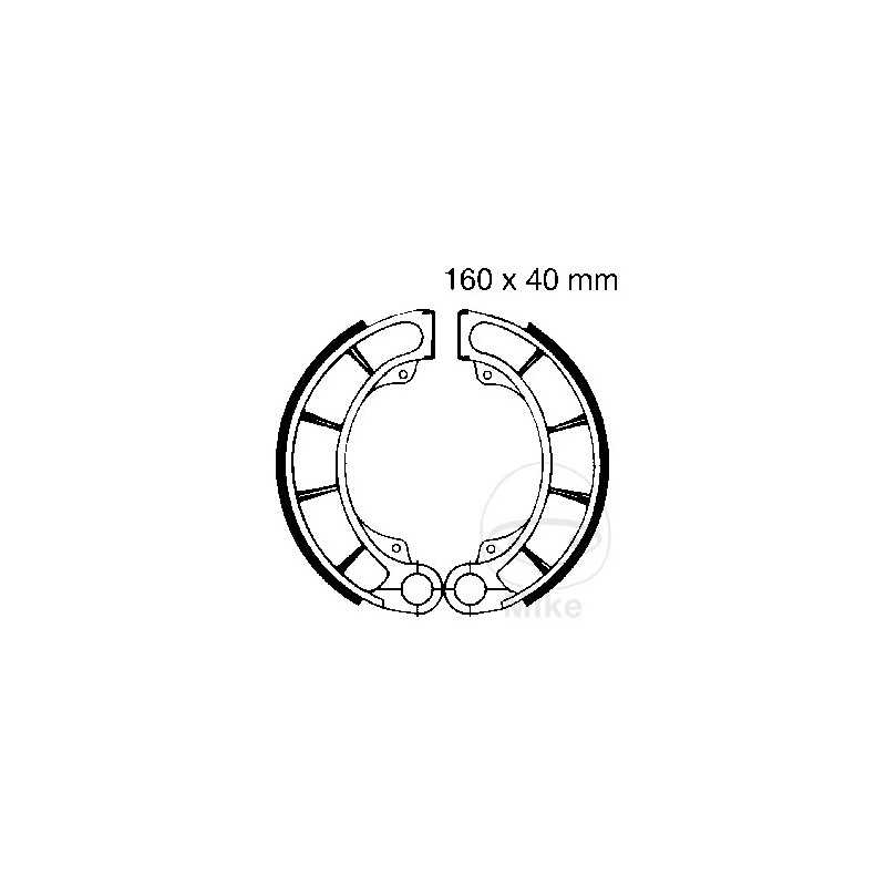 EBC spring brake shoes ALTN: 7860141 732.59.88