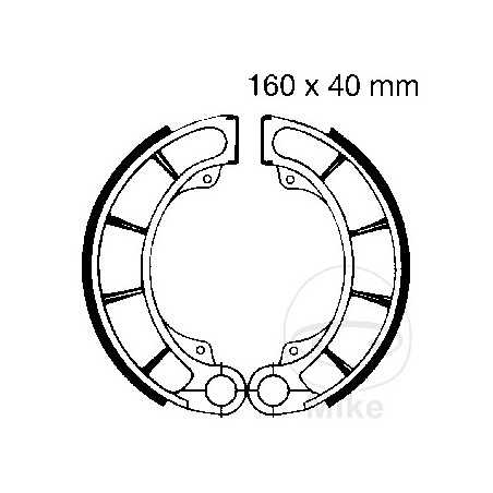 EBC spring brake shoes ALTN: 7860141 732.59.88