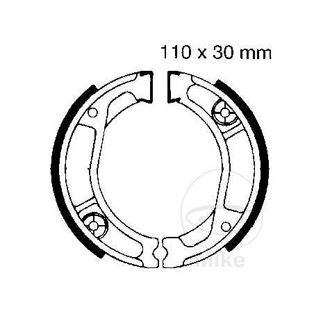 EBC spring brake shoes ALTN: 7860208 732.59.96