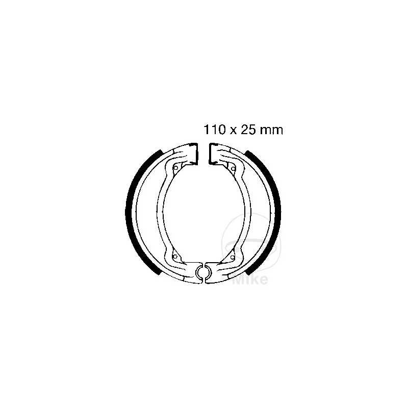 EBC spring brake shoes 7860372 ALTN: 7326895 732.81.98