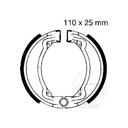 EBC spring brake shoes 7860372 ALTN: 7326895 732.81.98