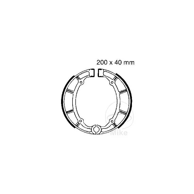 EBC spring brake shoes ALTN: 7860430 732.69.37