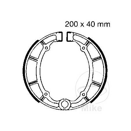 EBC spring brake shoes ALTN: 7860430 732.69.37