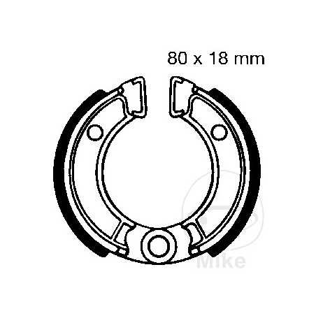 EBC spring brake shoes 732.79.01