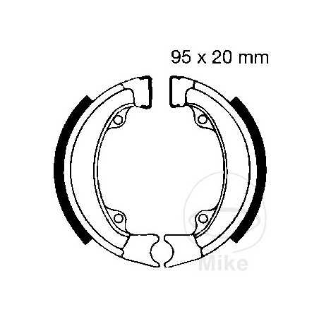 EBC spring brake shoes ALTN: 7860216 732.79.84